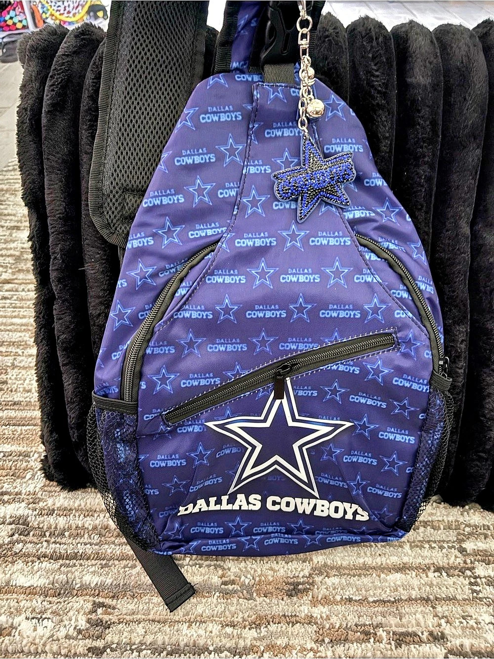 Dallas Cowboys Blue & Black shoulder Backpack